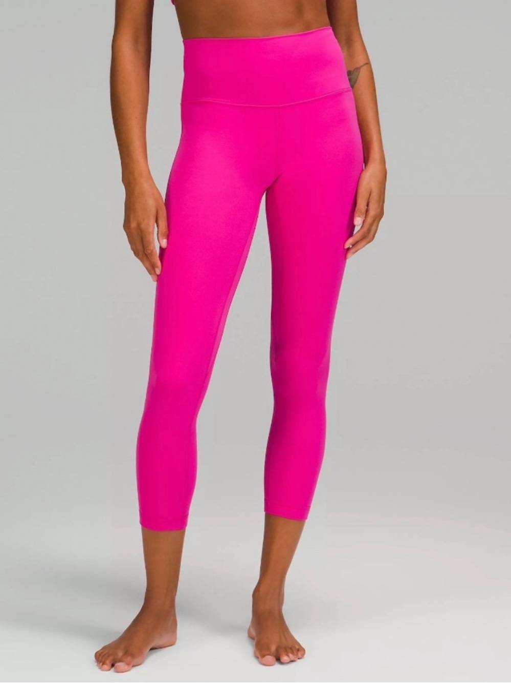 Lululemon Alignā High-Rise Pant 25" Sonic Pink Hot Pink Size 6